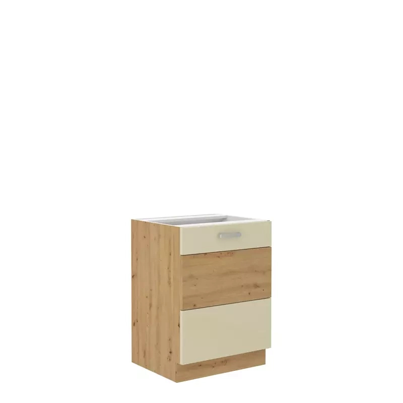 Szafka kuchenna dolna Kremowy 60 cm AGATA