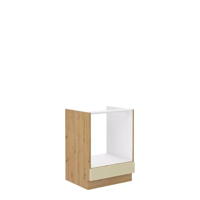 Szafka kuchenna pod zabudowę piekarnika Kremowy 60 cm AGATA