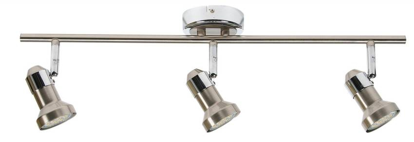 Lampa sufitowa listwa 3xGU10 chrom ARKON