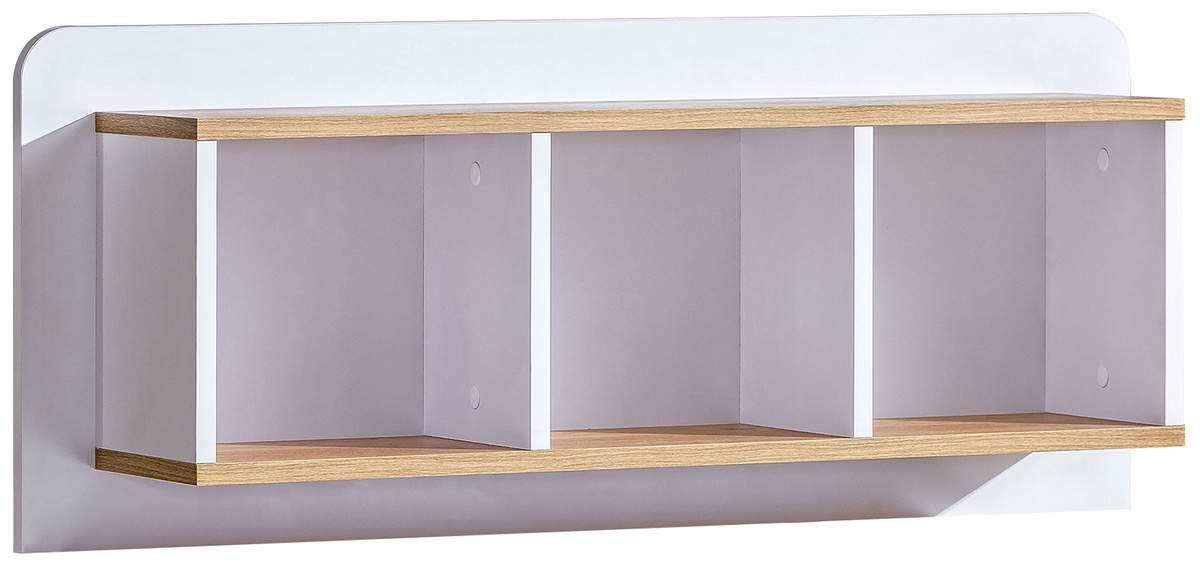 Półka wisząca do pokoju dziecięcego 95 cm LUMINOUS biały