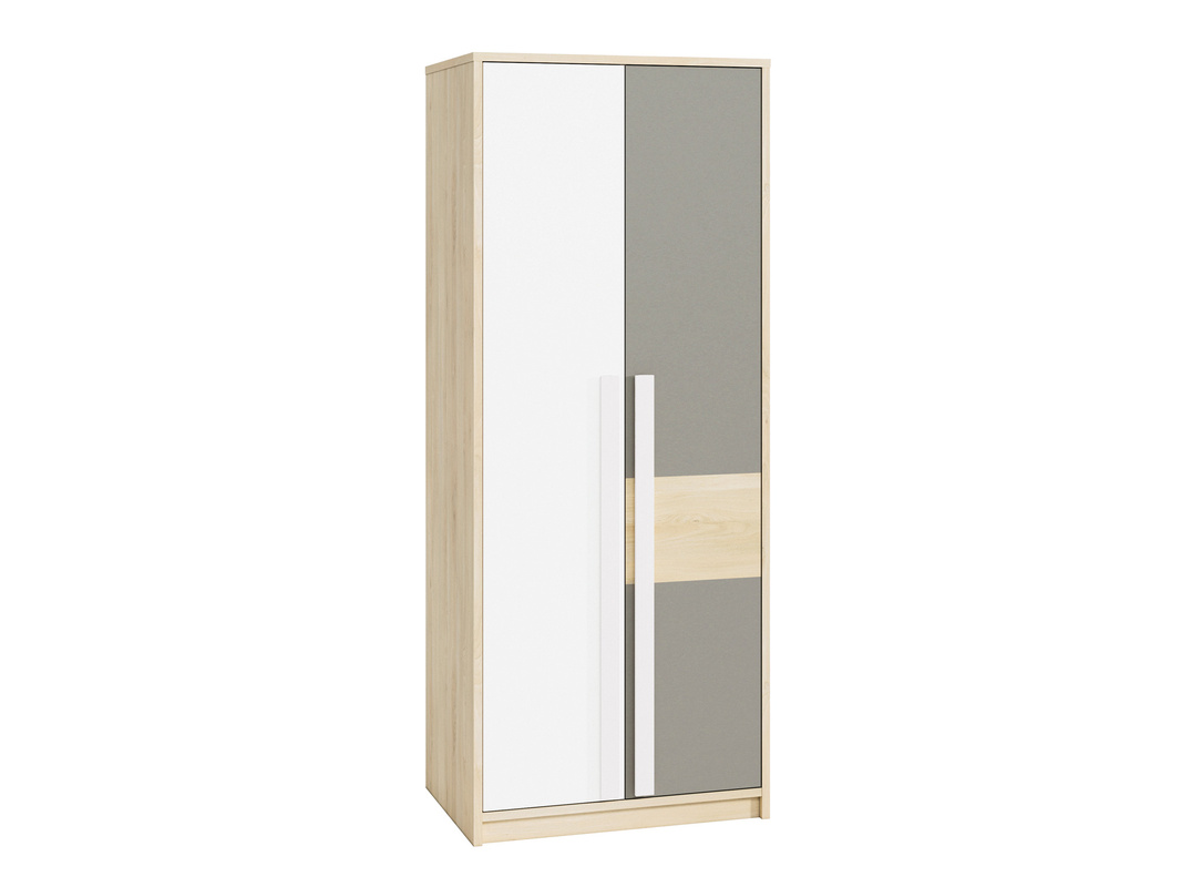 Szafa do pokoju młodzieżowego w stylu skandynawskim 80 cm DROP