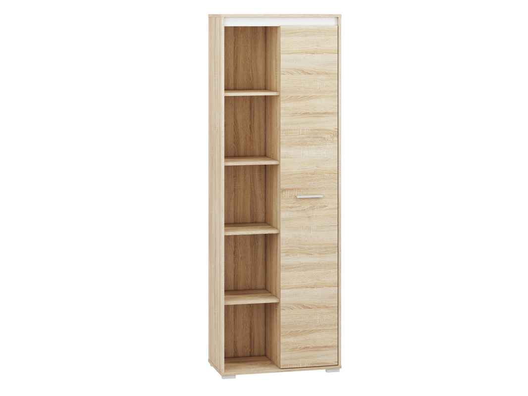 Nowoczesny półotwarty regał na książki 69 cm AVO