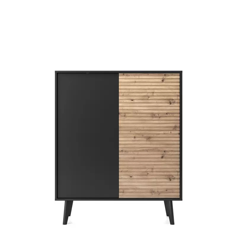 Komoda z drzwiami 104cm Dąb Artisan VITERBO