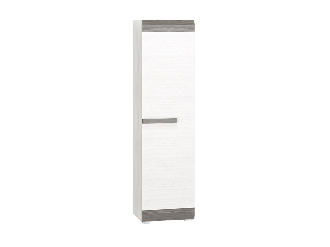 Szafa jednodrzwiowa z drążkiem na wieszaki 55 cm BLANCO