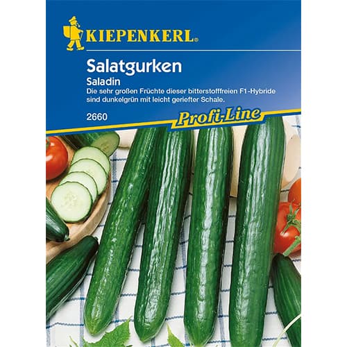 Ogórek sałatkowy Saladin - Nasiona. Ilość w opakowaniu: 1 opak - GradinaMax