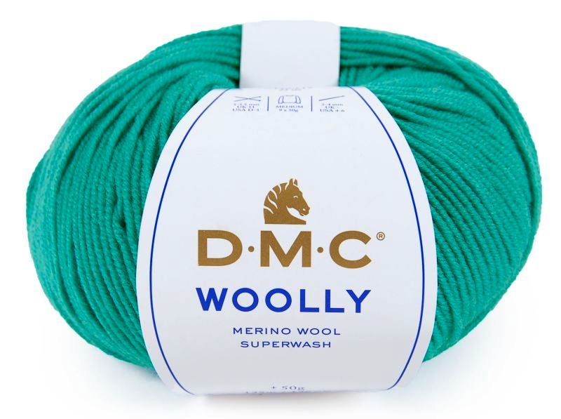 Włóczka DMC Woolly 100% wełna merino kol. 74 lazur