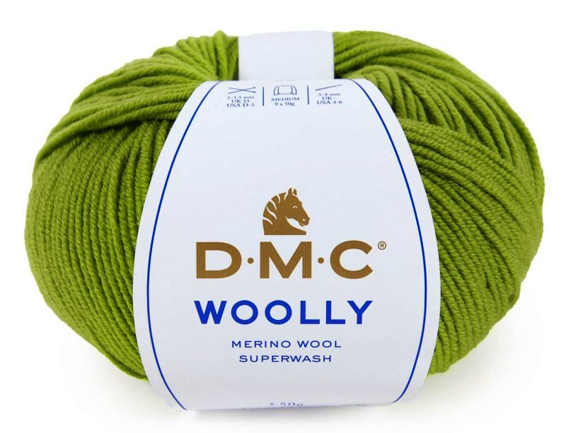 Włóczka DMC Woolly 100% wełna merino kol. 81 oliwka
