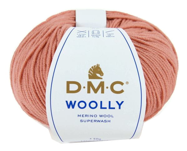 Włóczka DMC Woolly 100% wełna merino kol.45 pudrowy róż
