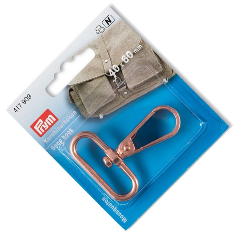 karabińczyk 40x60mm PRYM 417909 miedziany #