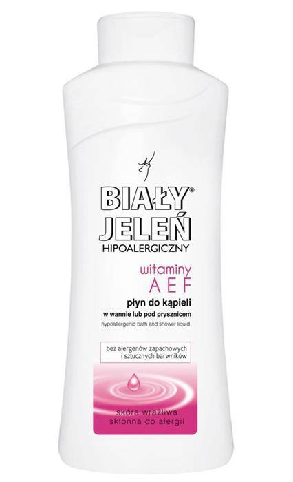 Hipoalergiczny do kąpieli i pod prysznic z witaminami AEF 750ml