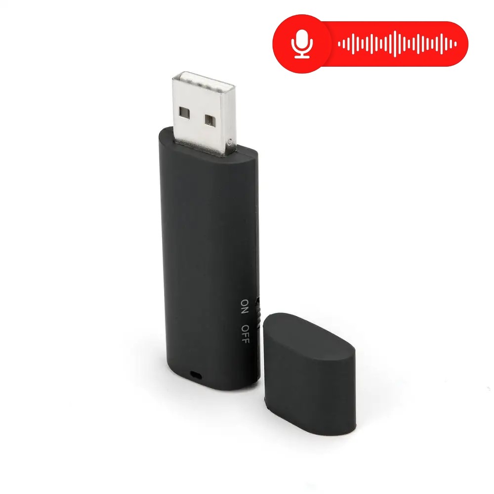 Mini Dyktafon USB w Formie Pendrive – 8GB, 20h Nagrywania, MK-X10