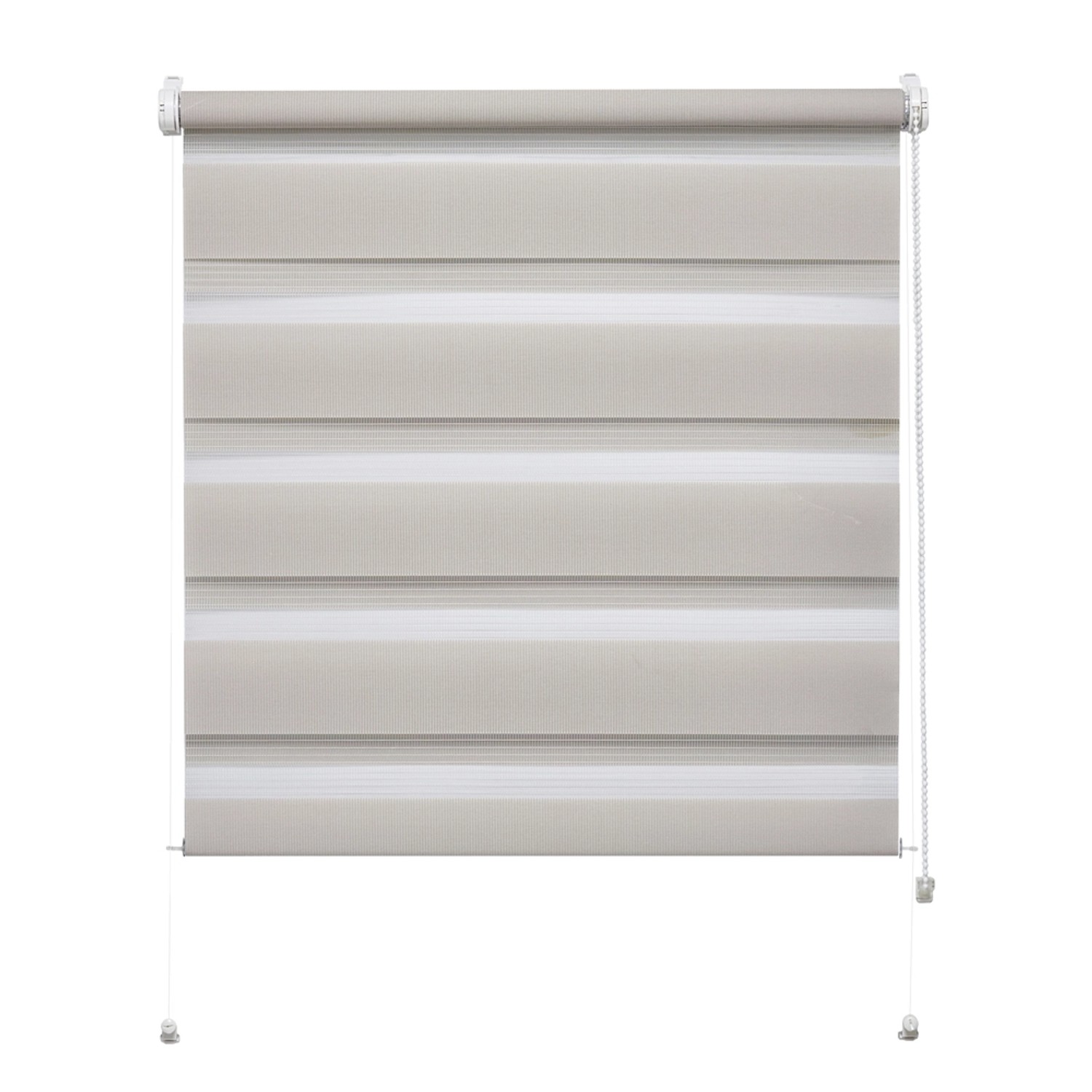 Mini roleta ZEBRA CLASSIC Dzień/Noc szara 72,5 cm x 150 cm