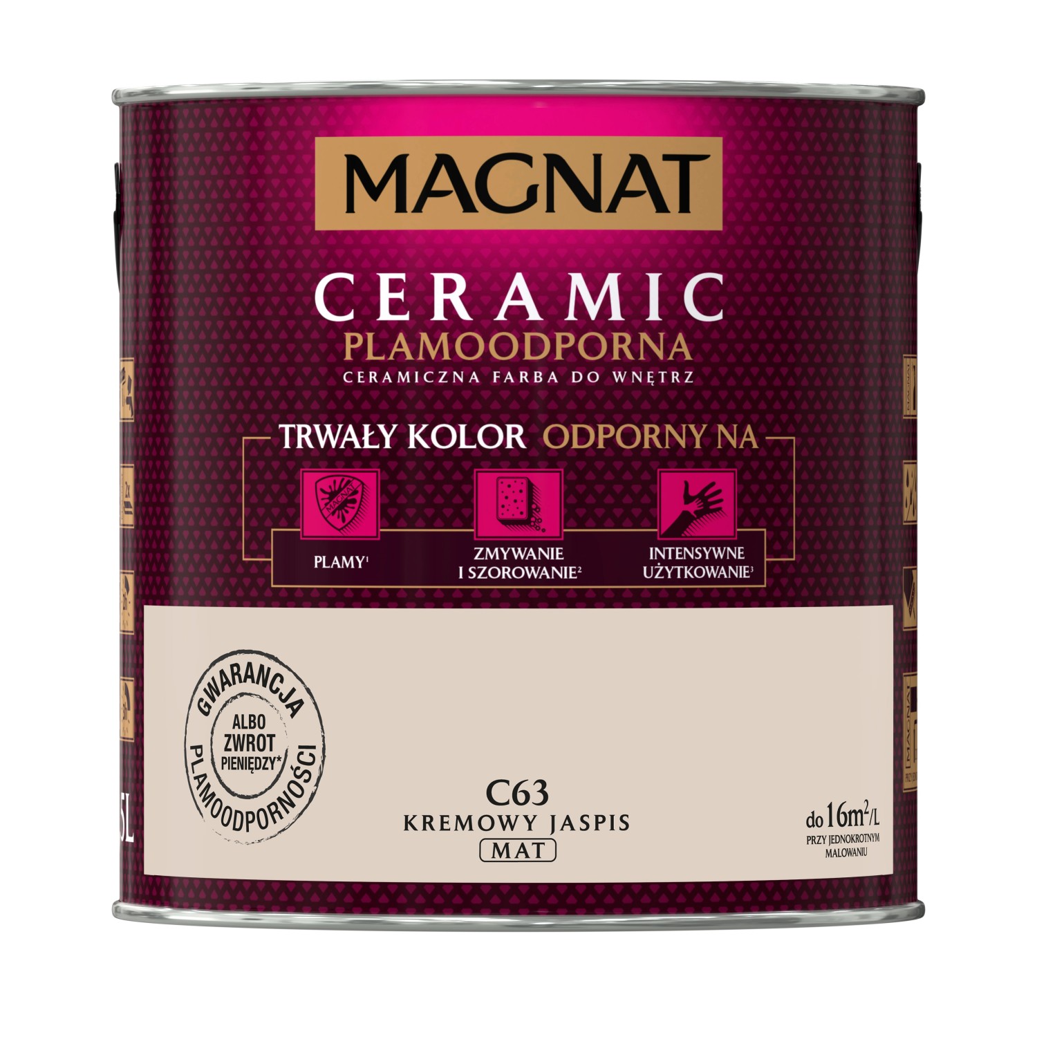 Farba Magnat Ceramic kremowy jaspis 2,5 l