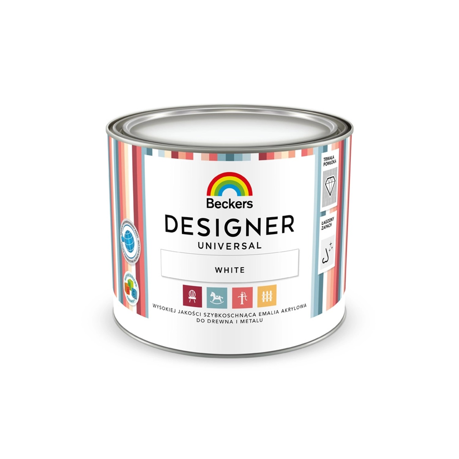 Beckers Emalia Designer Universal White mat 500 ml