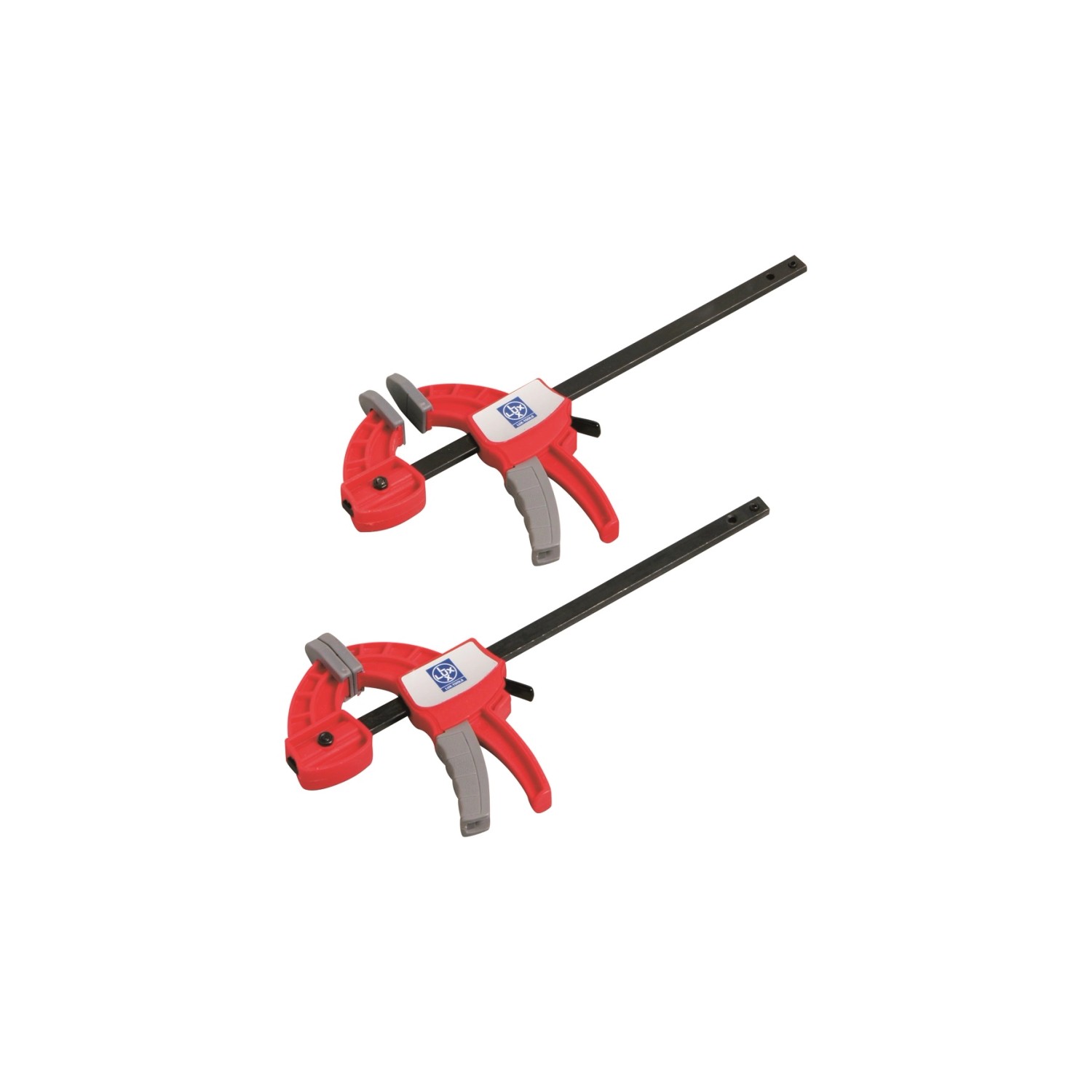 LUX Zestaw ścisków stolarskich 125 mm 2 sztuki