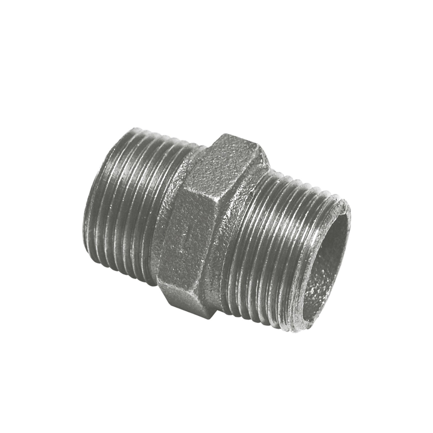 Nypel 3/4" żeliwny ocynkowany
