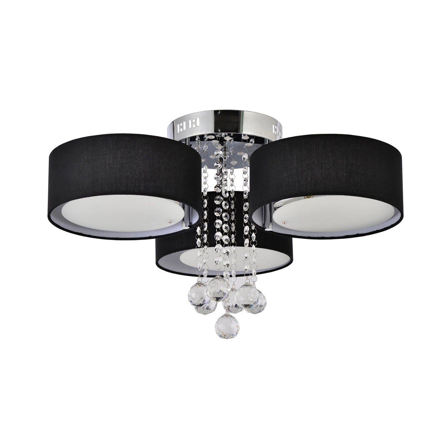 Light Prestige Lampa sufitowa Gambela 3xE27 max. 40W+ LED 2W czarna