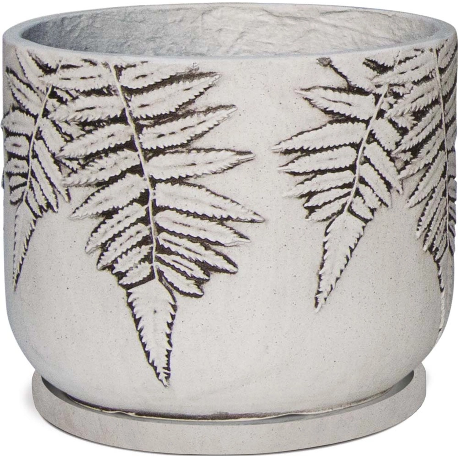 Donica FERN biała - 30 x 25 cm
