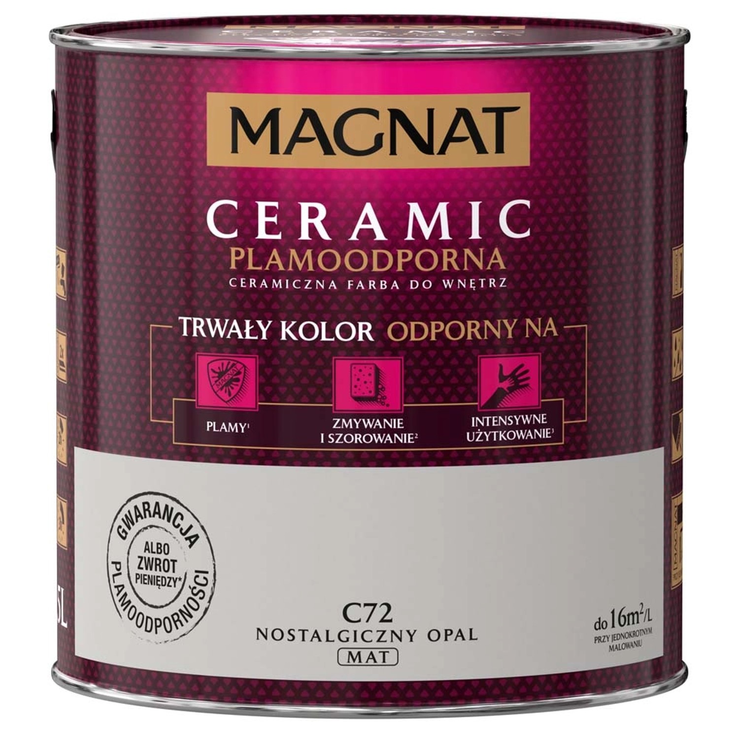 Farba Magnat Ceramic nostalgiczny opal 2,5 l