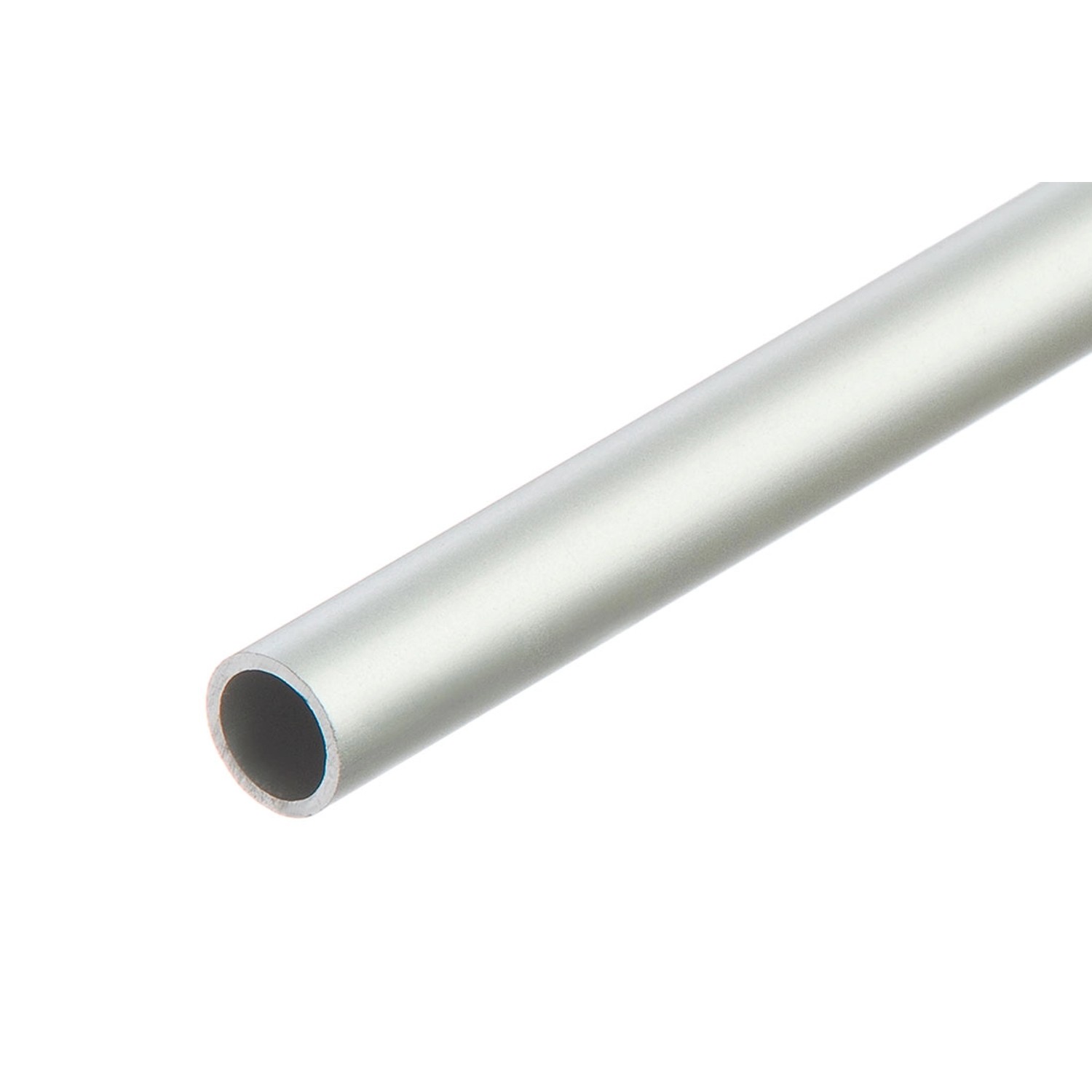 Cezar Rura aluminiowa okrągła D10 dł. 1 m srebrna