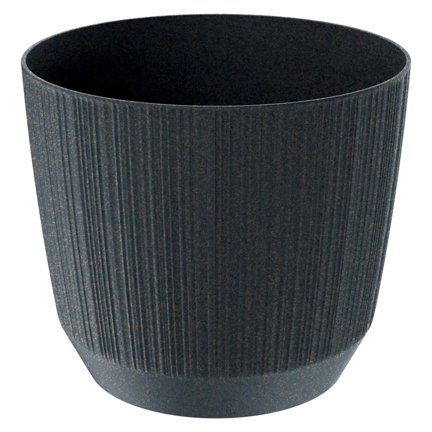 Doniczka Ryfo Wood antracyt ECO - 20 cm