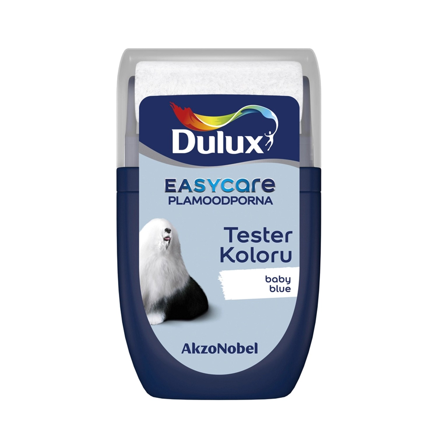 Tester farby Dulux Easy Care baby blue 30 ml