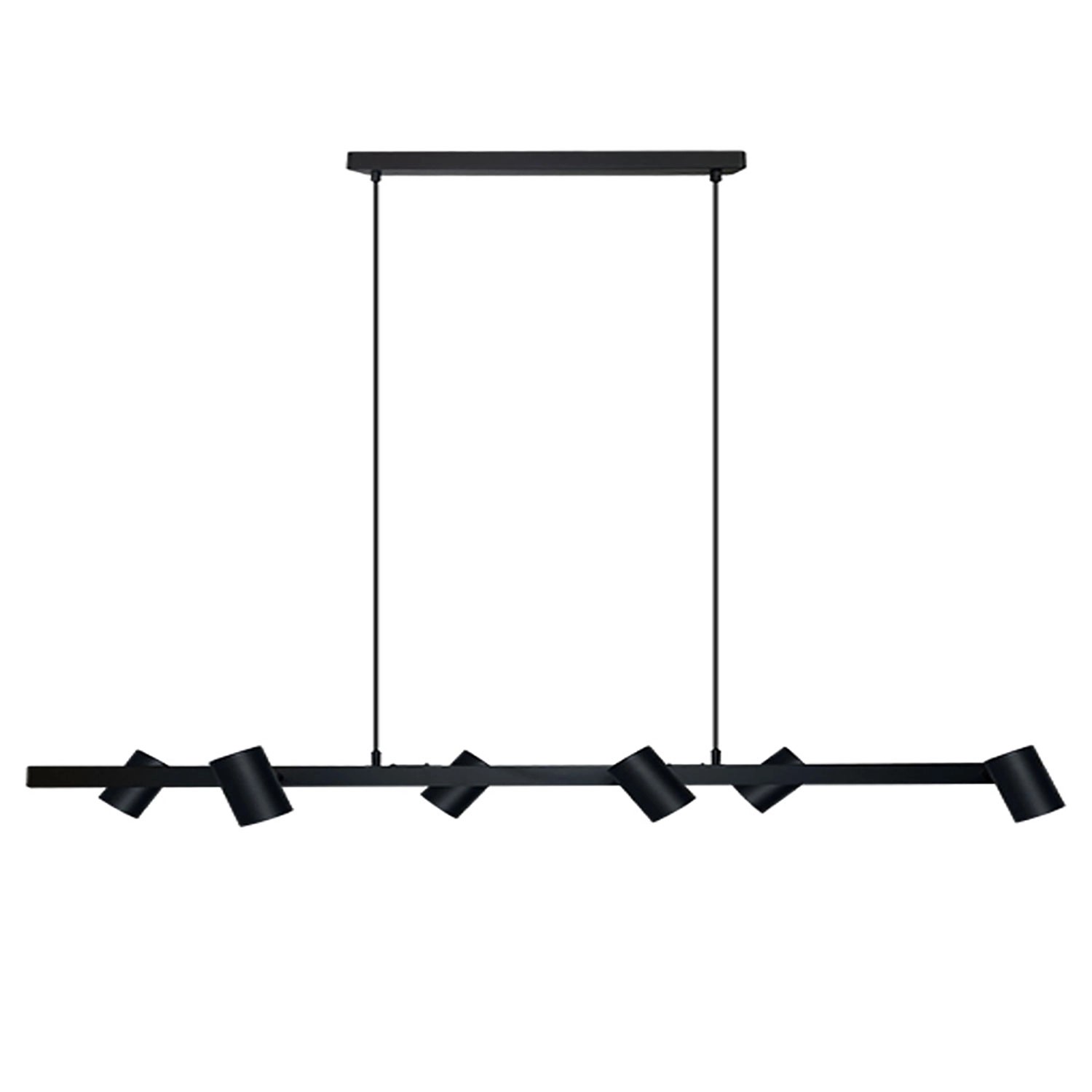 Light Prestige Lampa sufitowa SNOW linia 6x8W GU10 czarna