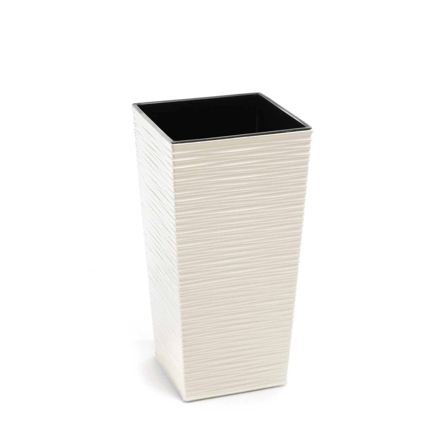 Doniczka Finezja Dłuto śr. 30 cm kremowa