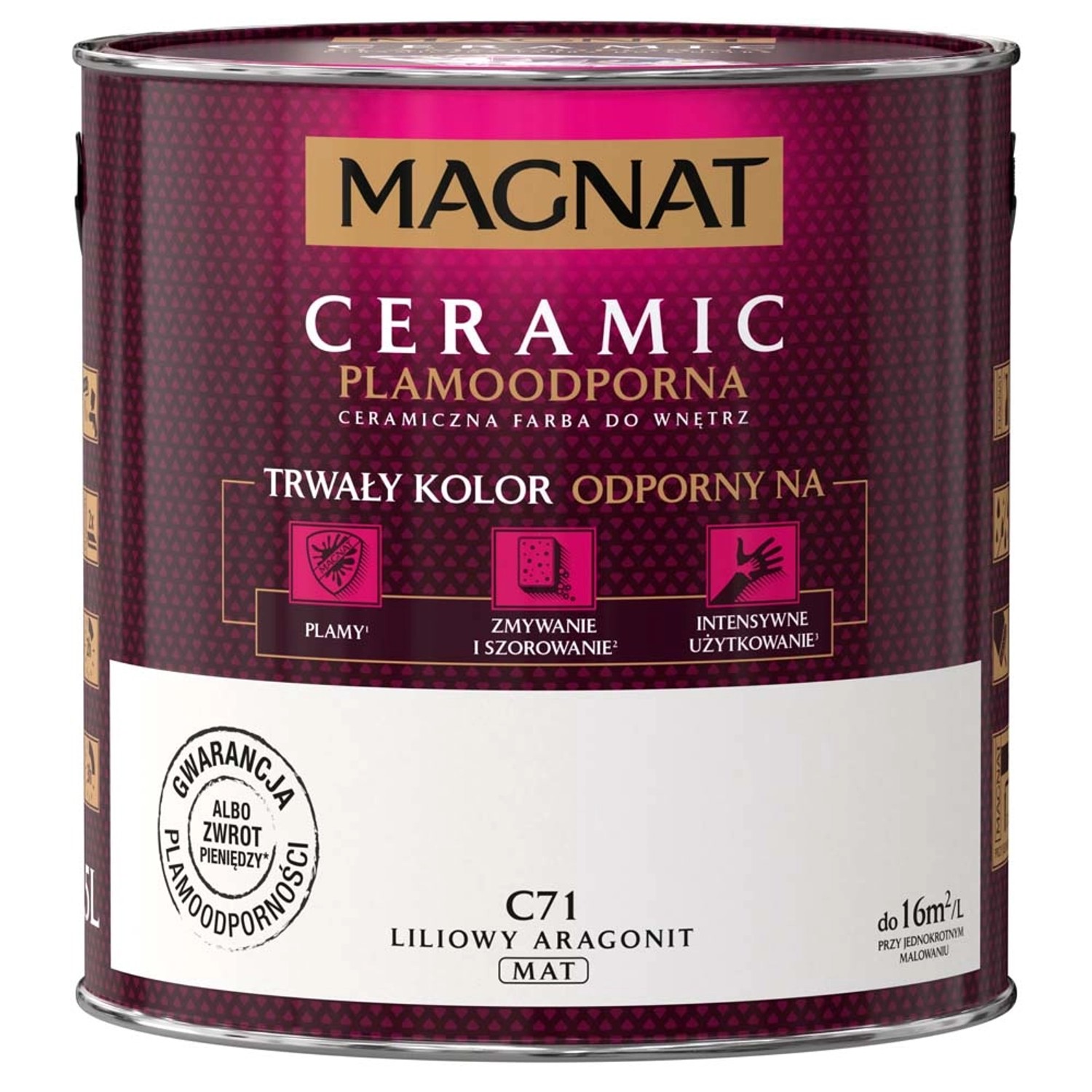 Farba Magnat Ceramic liliowy aragonit 2,5 l
