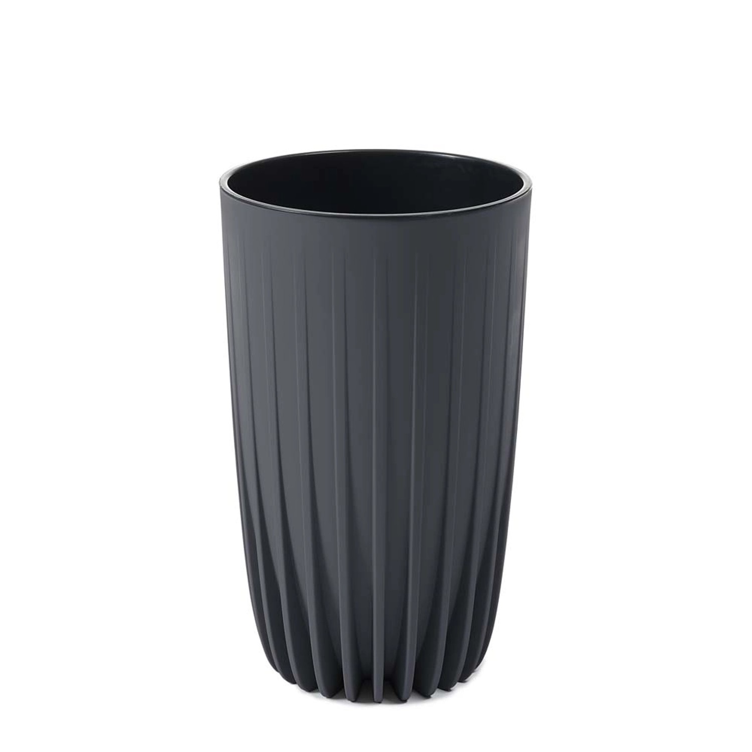 Donica Mira wysoka antracyt - śr. 25 cm