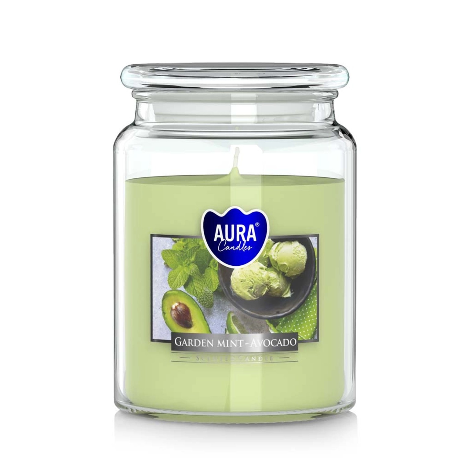 Świeca zapachowa słoik duży awokado - 500 g