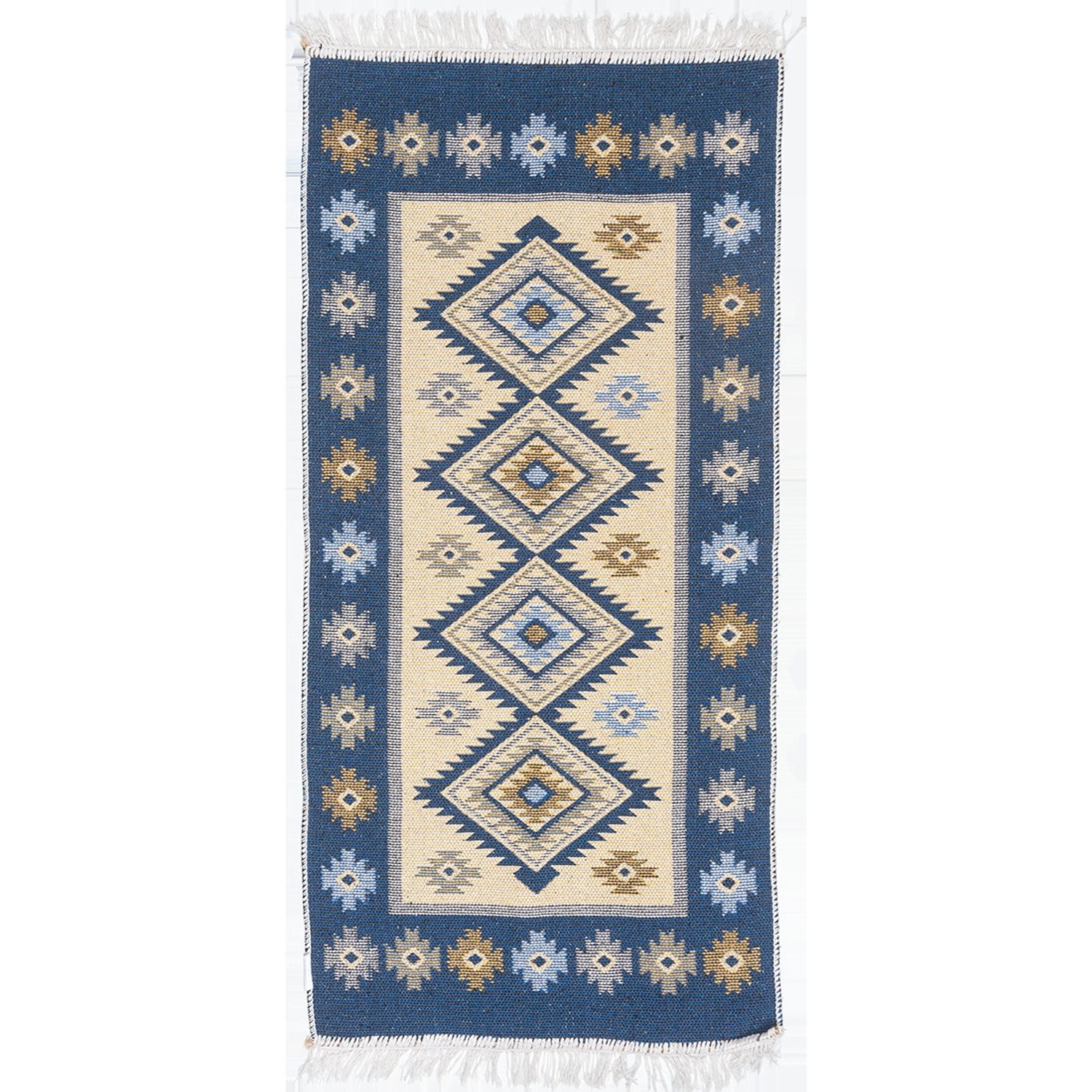 Dywan KILIM niebieski 120 x 180 cm