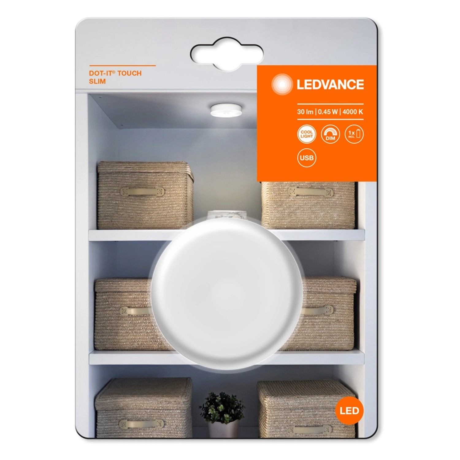 Ledvance Lampka LED DOT-IT TOUCH SLIM 32 lm 4000K