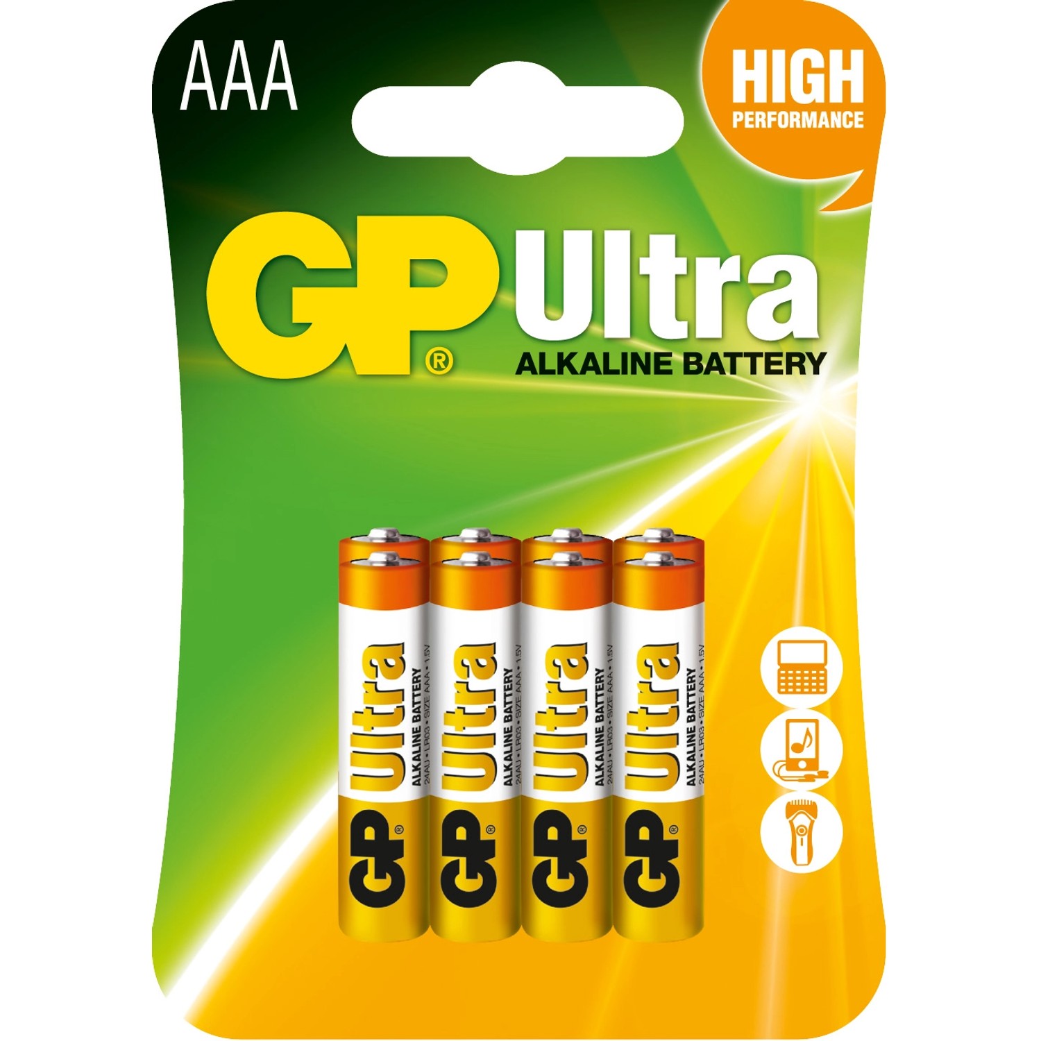 GP Baterie alkaliczne LR03/AAA 8 szt