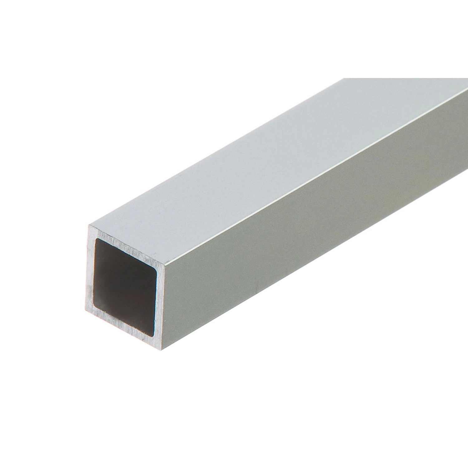 Cezar Rura aluminiowa kwadratowa 15x15 mm 1 m srebrna