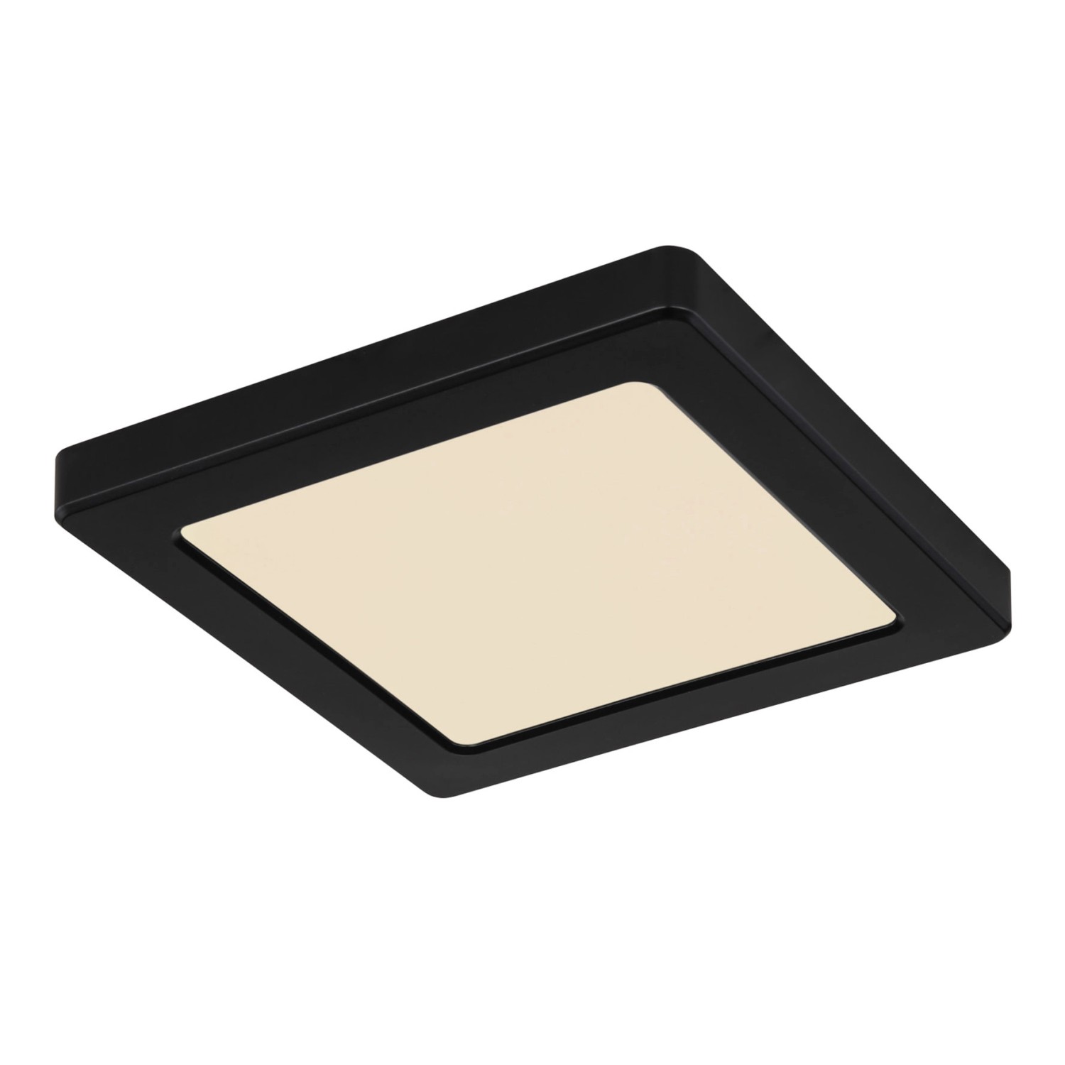 Globo Plafon LED LASSE czarny 16,7 cm x 16,7 cm 3000K-6500K 12W 900lm