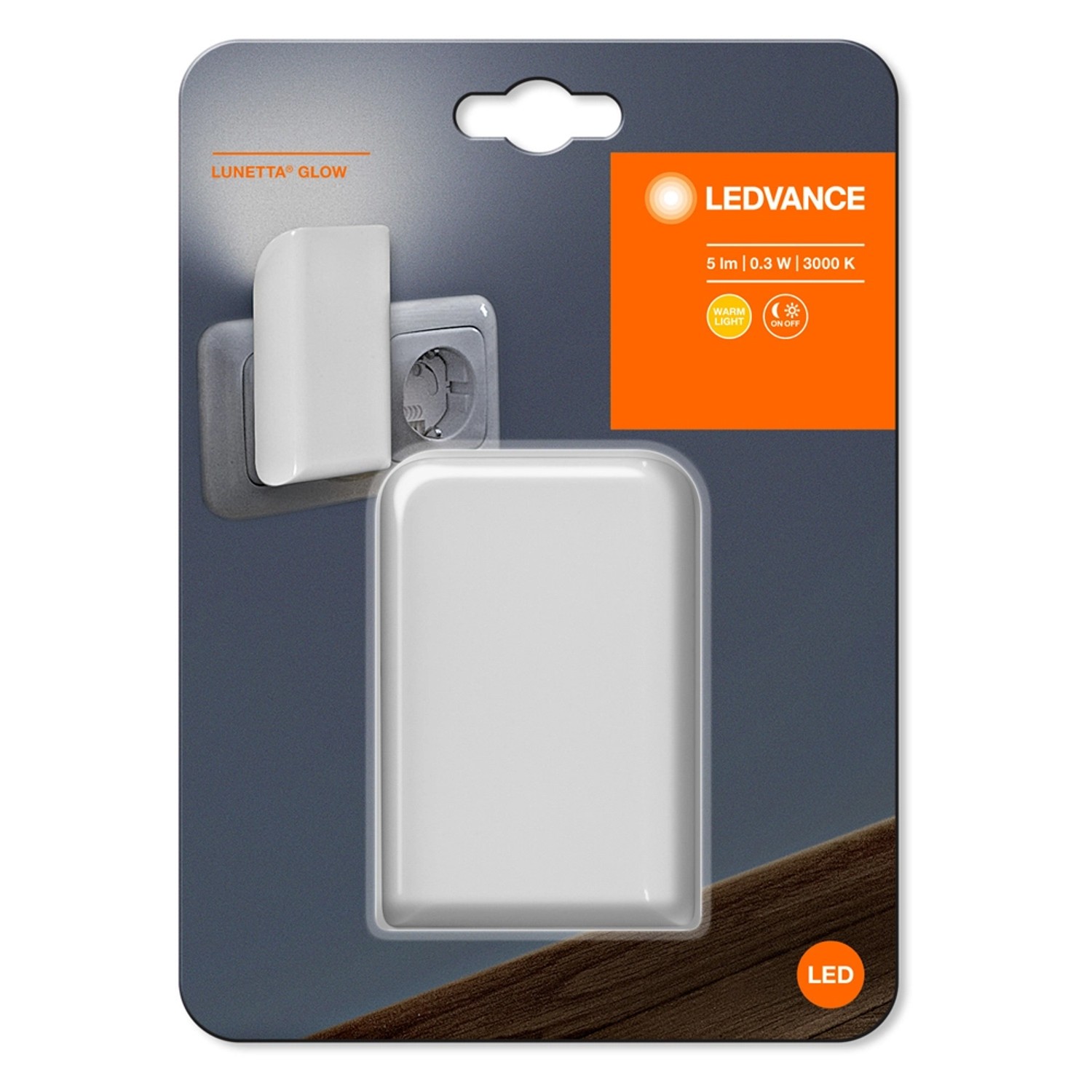 Ledvance Lampka LED LUNETTA GLOW biała 25 lm 3000K