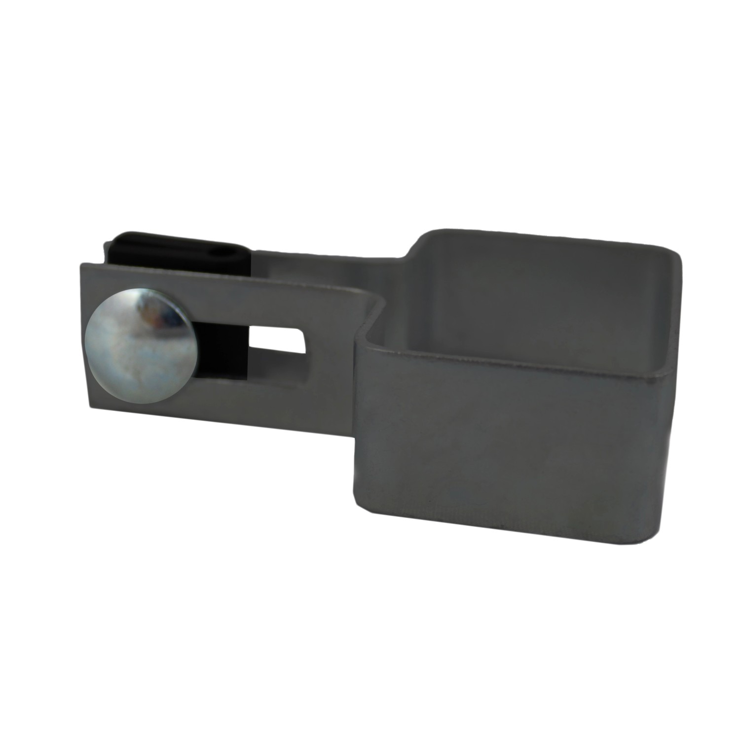 Jarmex Obejma słupka 4 cm x 6 cm końcowa antracyt mat
