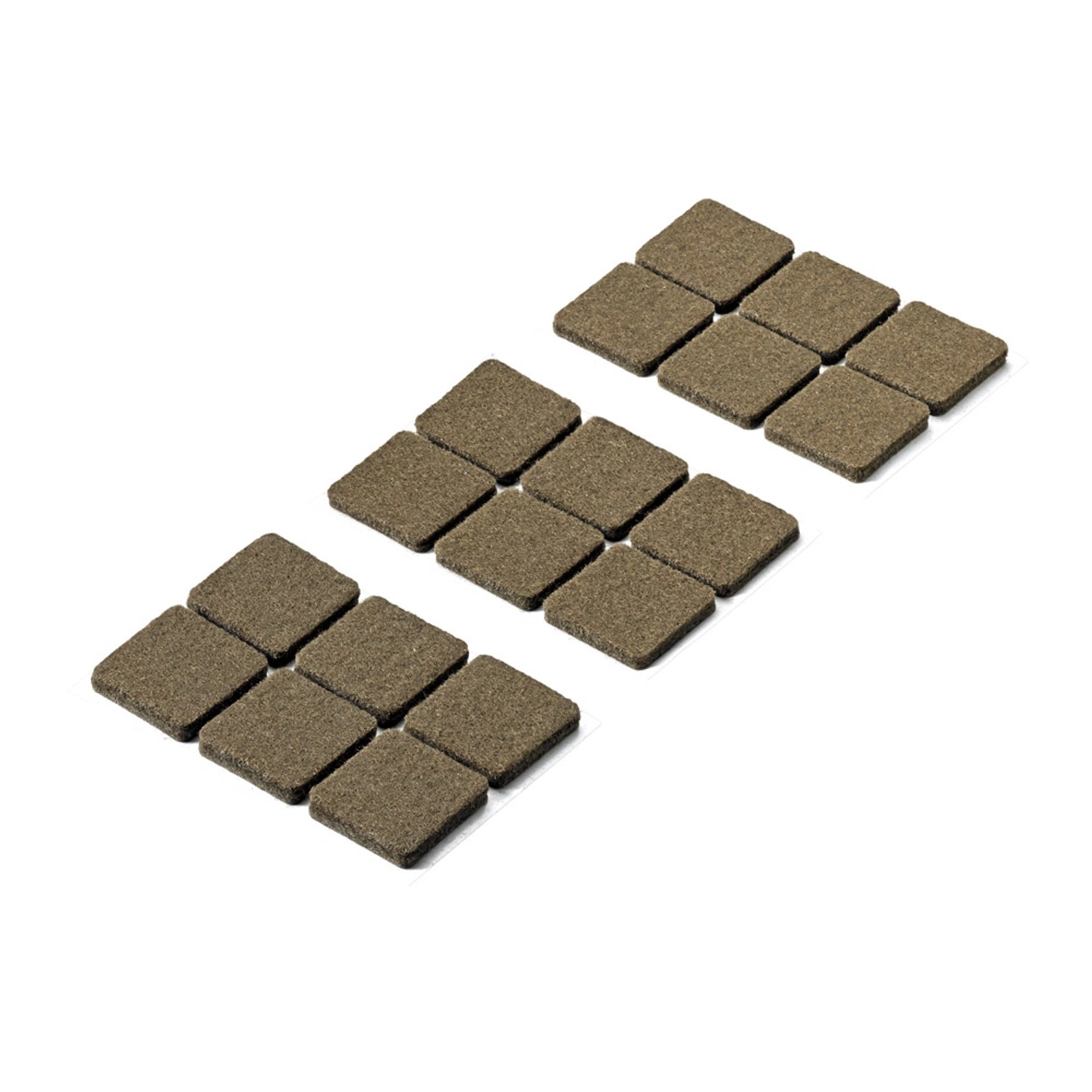Hettich Podkładki filcowe brąz 28x28mm 18szt