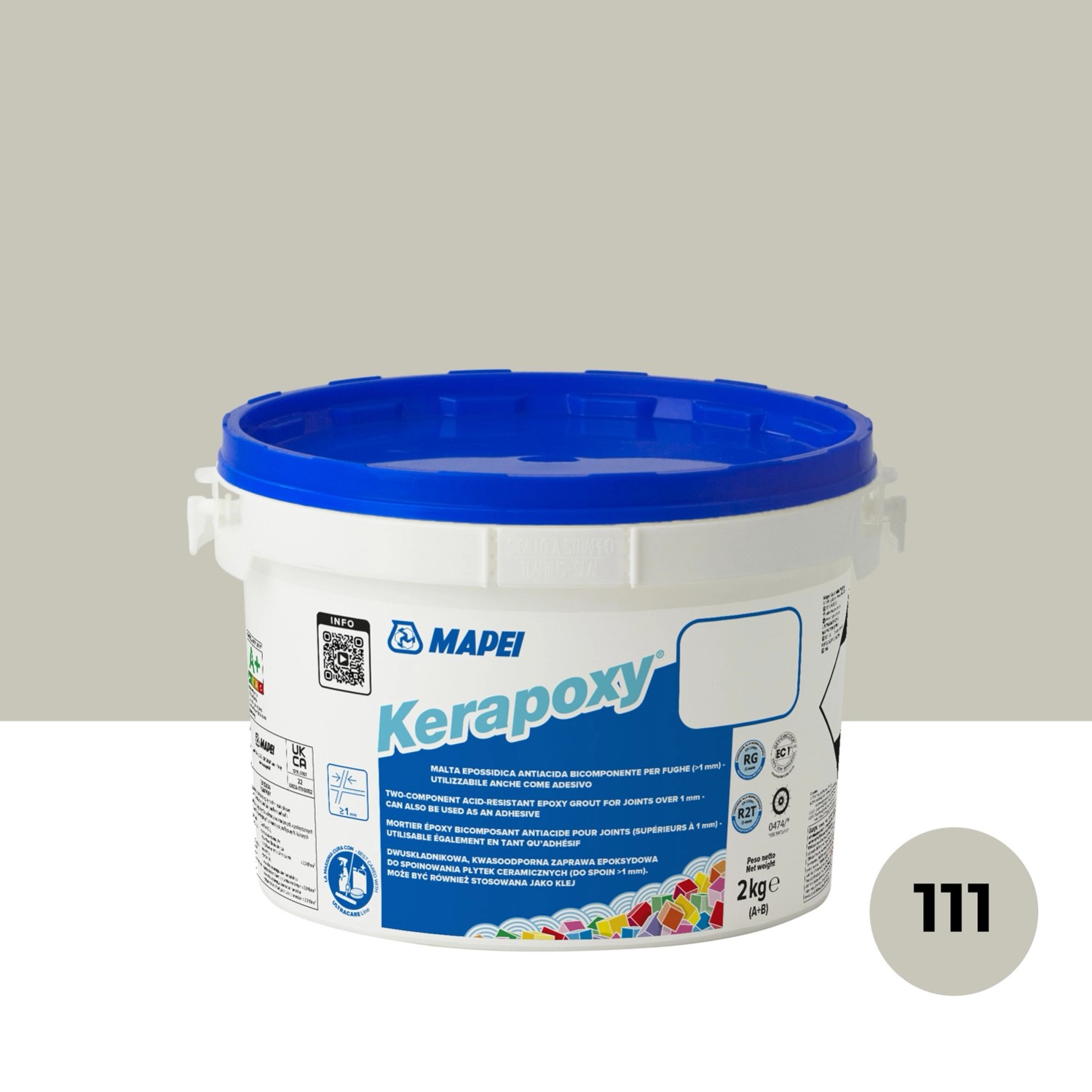 Mapei Fuga epoksydowa Kerapoxy 111 srebro