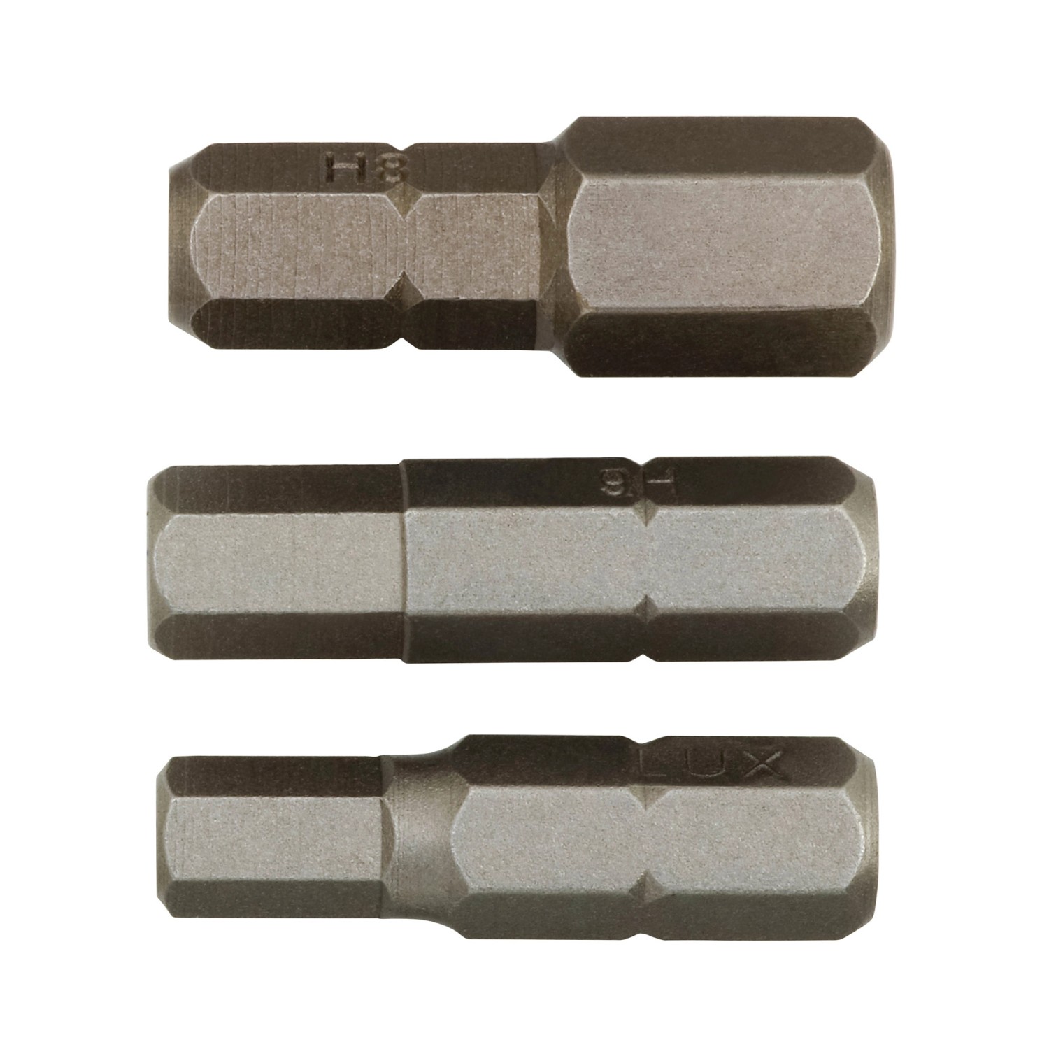 LUX Zestaw bitów imbusowych 5 mm 6 mm 8 mm