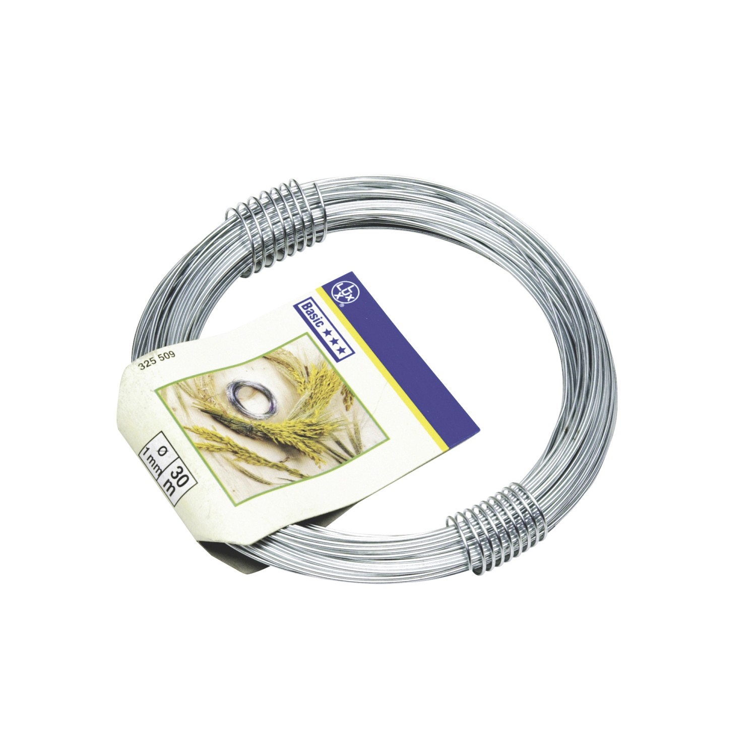 LUX Drut wiązałkowy Basic ocynkowany wym. 1,0 mm x 30 m