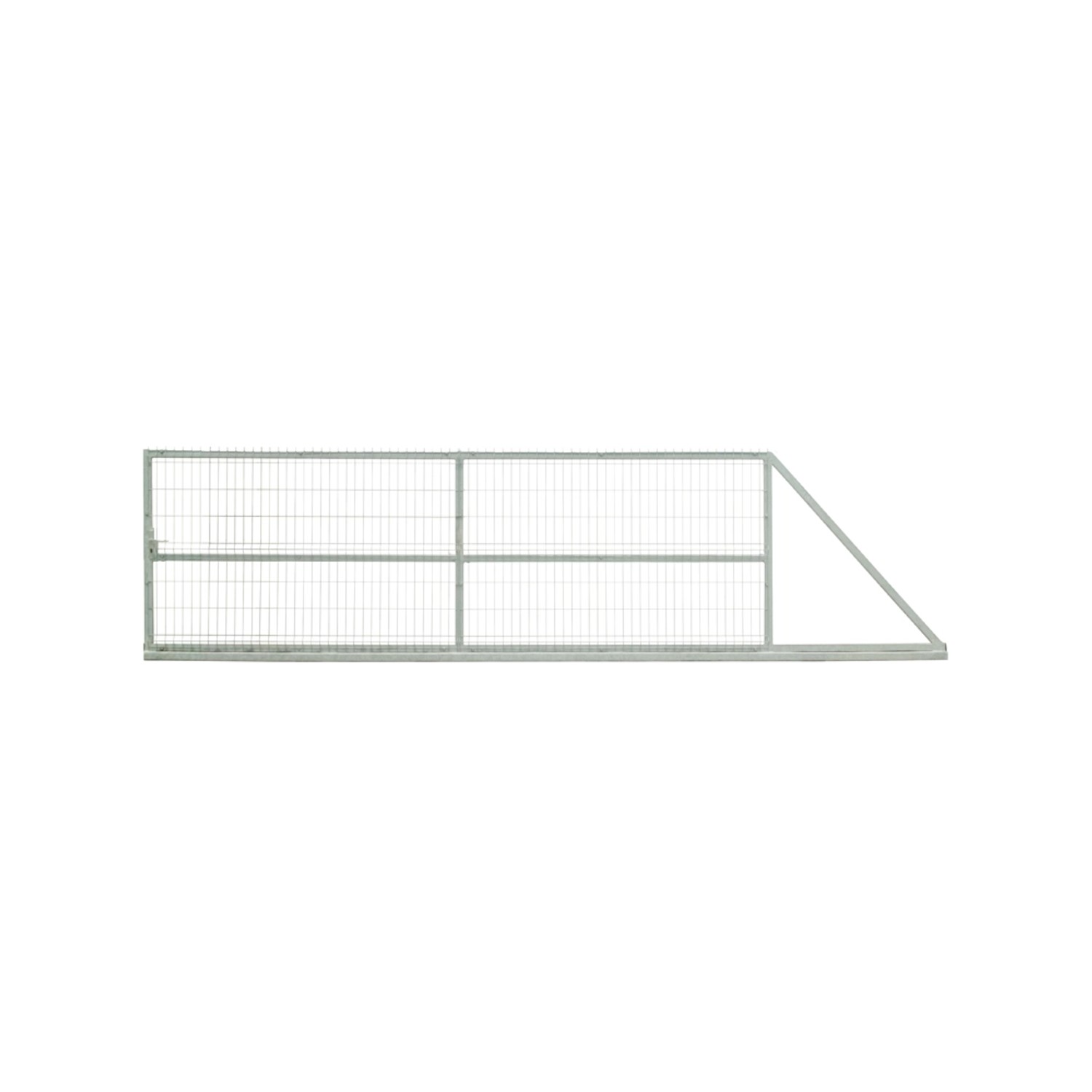 Jarmex Brama panelowa przesuwna prawa ocynkowana 400 x 168 cm