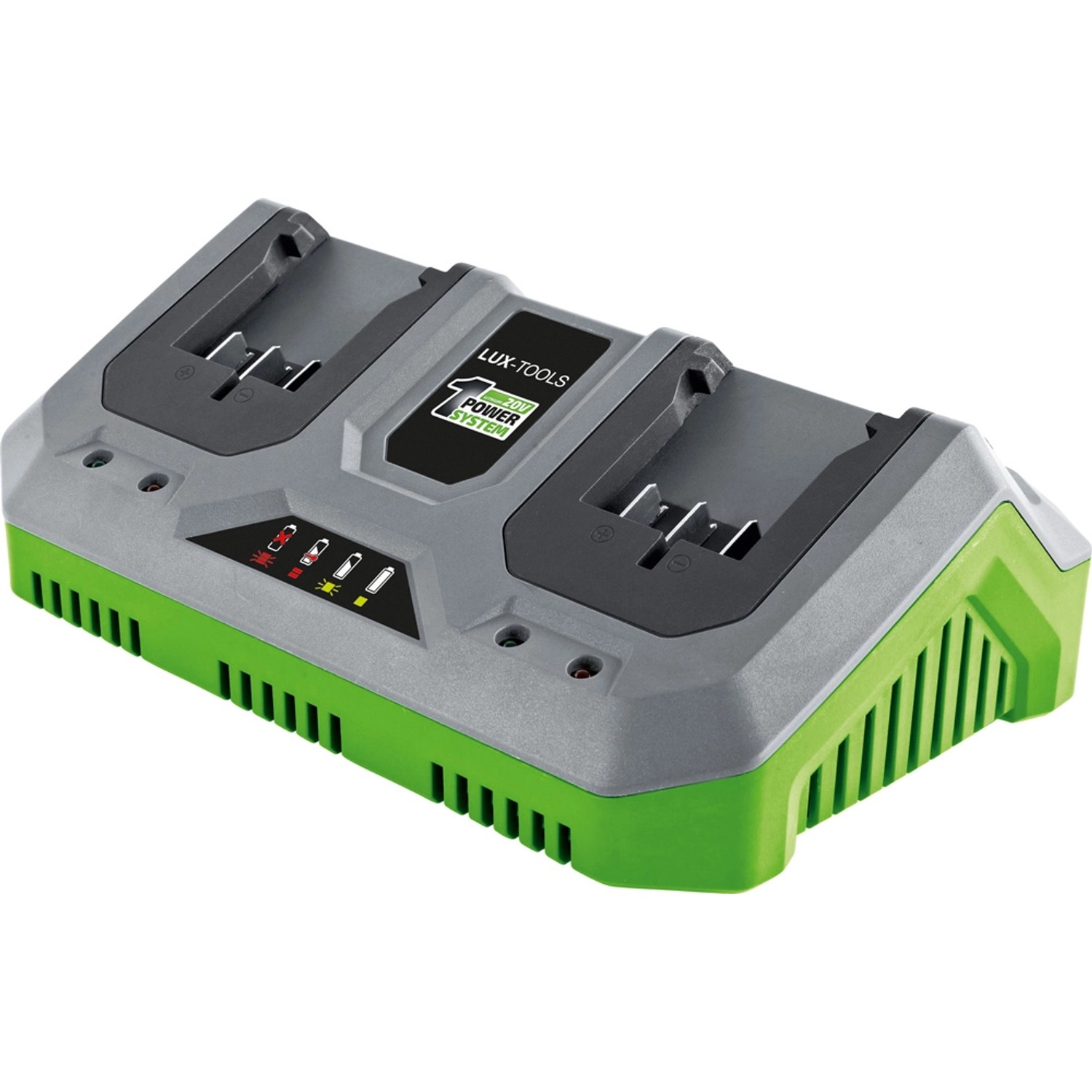 LUX-Tools Podwójna ładowarka 20 V
