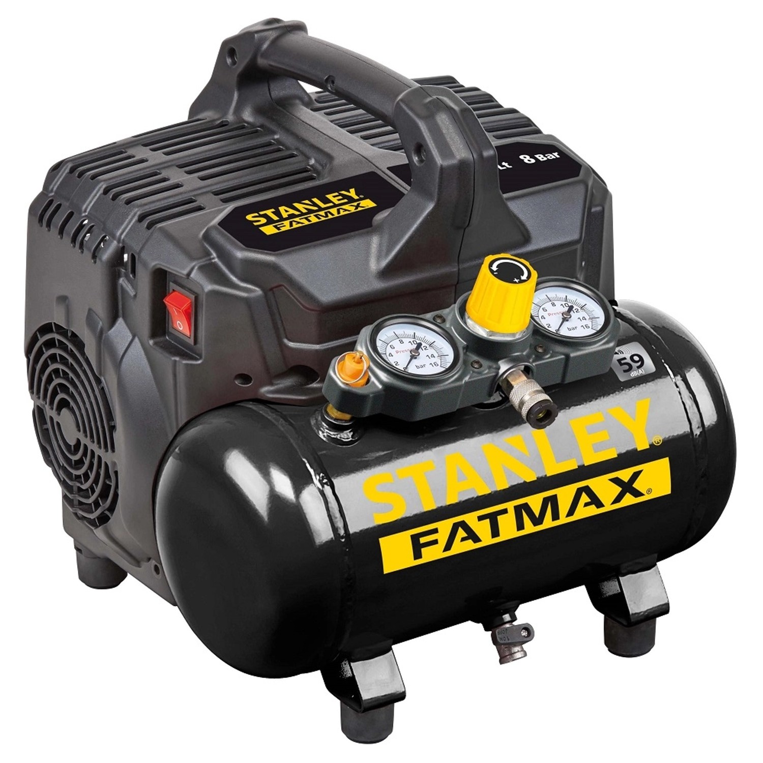 Stanley FatMax Kompresor bezolejowy 6 l 8 bar