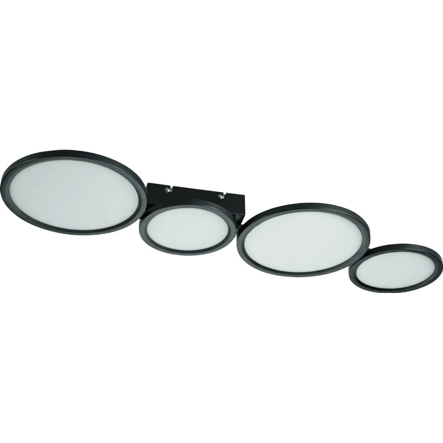 Plafon LED RINELLA 39W 3000K 1700lm czarny