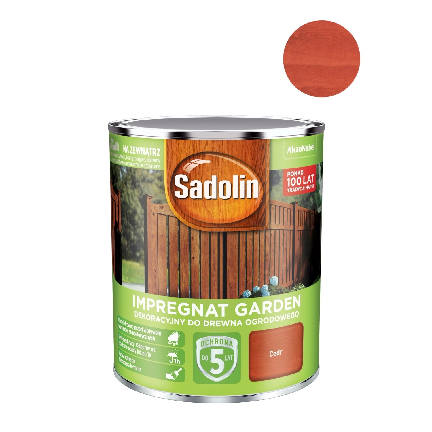 Sadolin Impregnat dekoracyjny Garden cedr - 0,7L