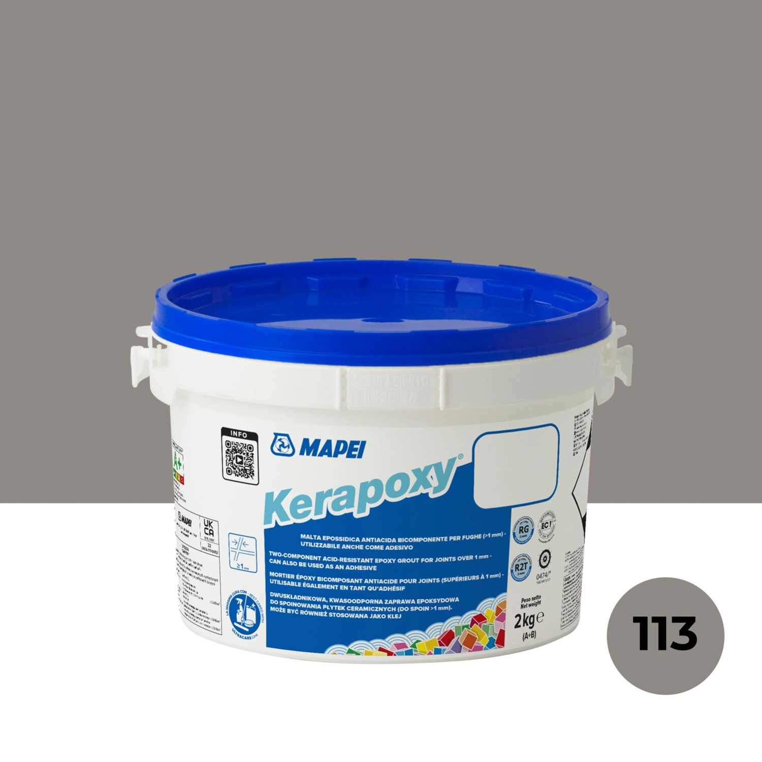 Mapei Fuga epoksydowa Kerapoxy 113 szara