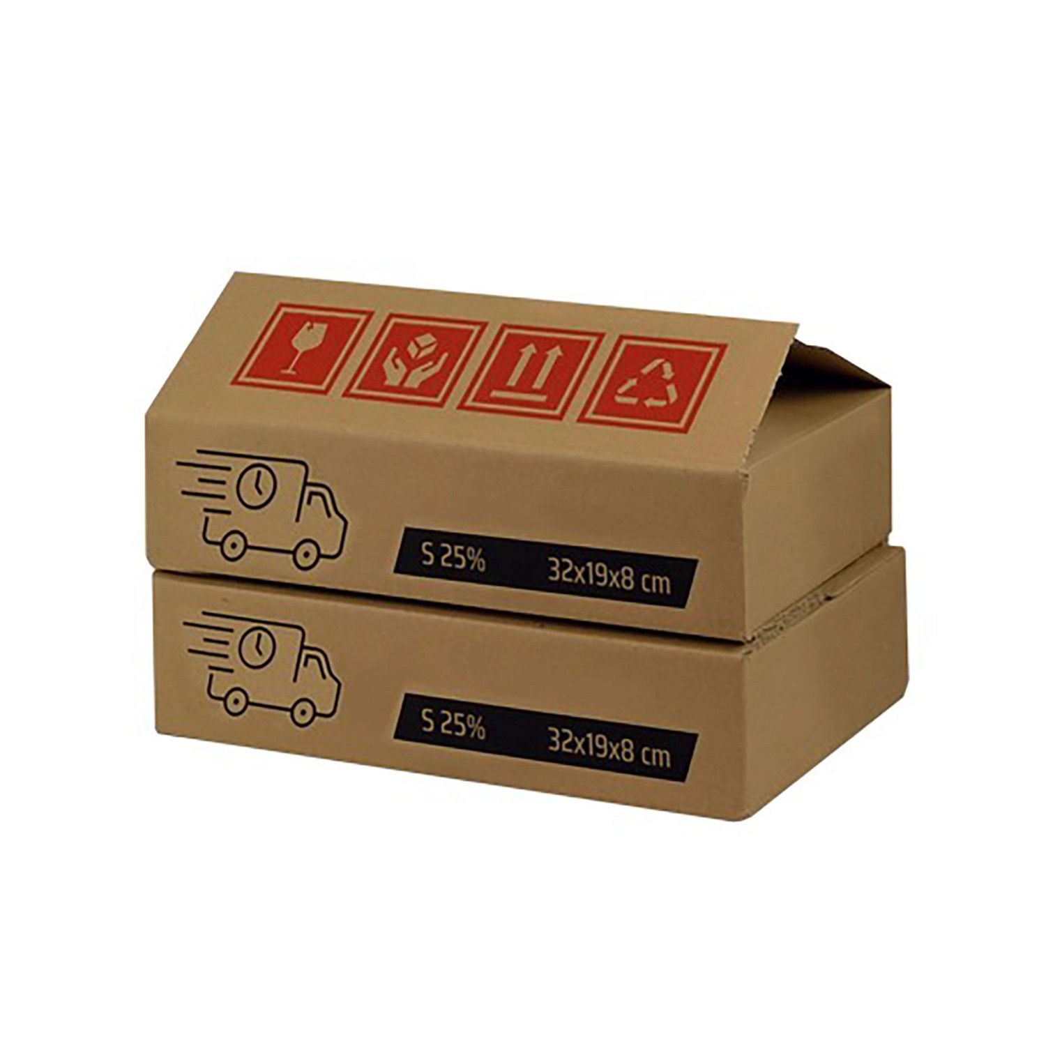 Pudło do paczkomatu S25 R-CAR 32 x 19 x 8 cm 2 szt.