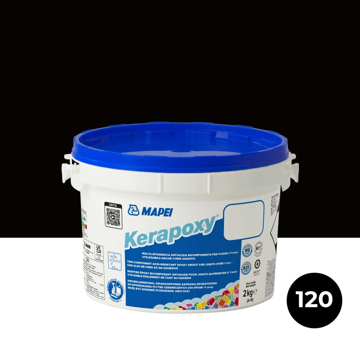 Mapei Fuga epoksydowa Kerapoxy 120 czarna